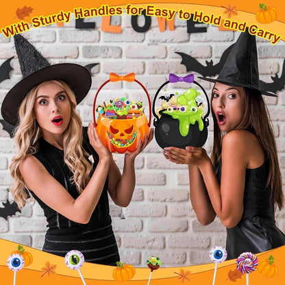 🎃Halloween Goodie Bags Plastic Candy Gift Bags with Handle