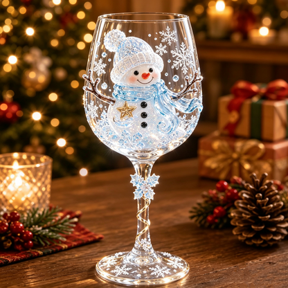 🎄🎁Christmas  Wine Glass Collection Gift Box Set