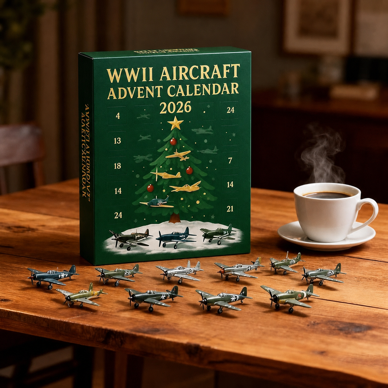 2026 Aircraft Advent Calendar – World War II Plane Collection
