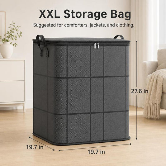 🔥 Hot sell! 🏠 XXL 210L Storage Bag – Large Capacity Moving & Closet Organizer for Quilts, Bedding & Sweaters