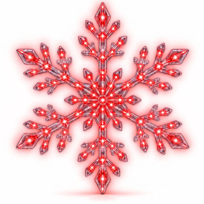 💙 WINTER WONDERLAND FAVORITE | Blue & White LED Snowflake Lights – Christmas Wall Decor for Living Rooms & Bedrooms