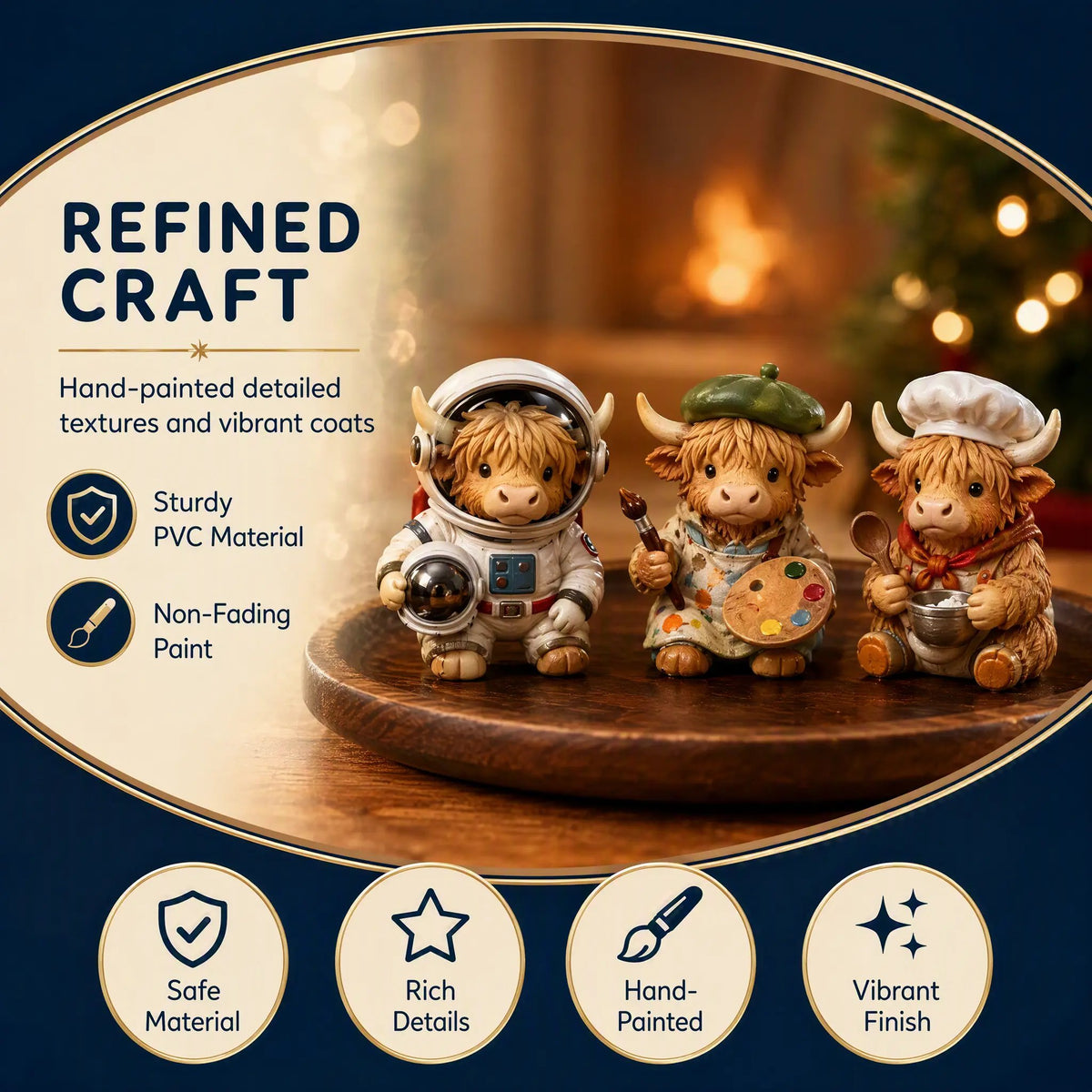 🐮 24 Days of Highland Cow Magic Advent Calendar – 24 Collectible Christmas Cow Surprises