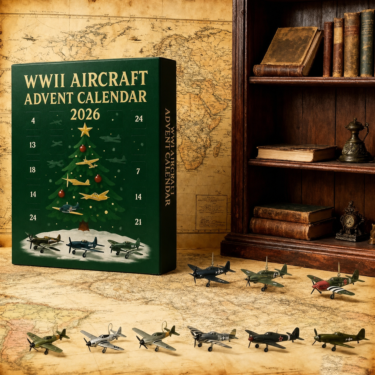 2026 Aircraft Advent Calendar – World War II Plane Collection