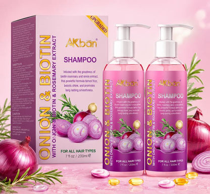 AKban Onion &amp; Biotin Shampoo 🧅