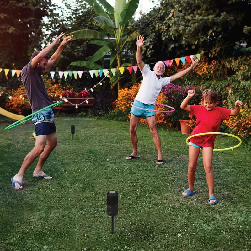 iLive S/2 Indoor Outdoor Bluetooth Speakers & Ground Stakes