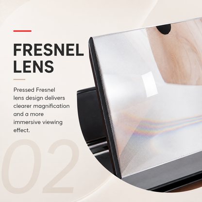 👁️ 3D HD Phone Screen Enlarger – Foldable Eye-Protection Magnifier Stand for Videos & Gaming 📱✨