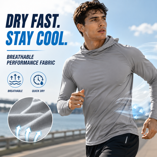 UPF 50+ Protection 6-Pack | Lightweight Active Hoodies for Men – Breathable, Quick-Dry & Built for The Outdoors