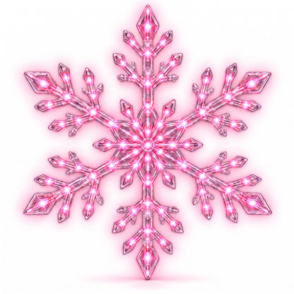 💙 WINTER WONDERLAND FAVORITE | Blue & White LED Snowflake Lights – Christmas Wall Decor for Living Rooms & Bedrooms