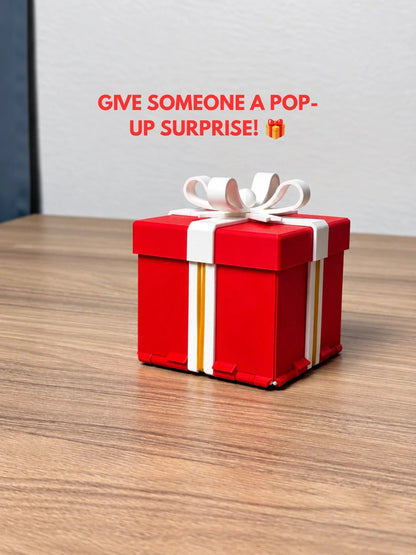 Jumping Christmas Gift Box | Pop-Up Surprise | Money & Ring Holder