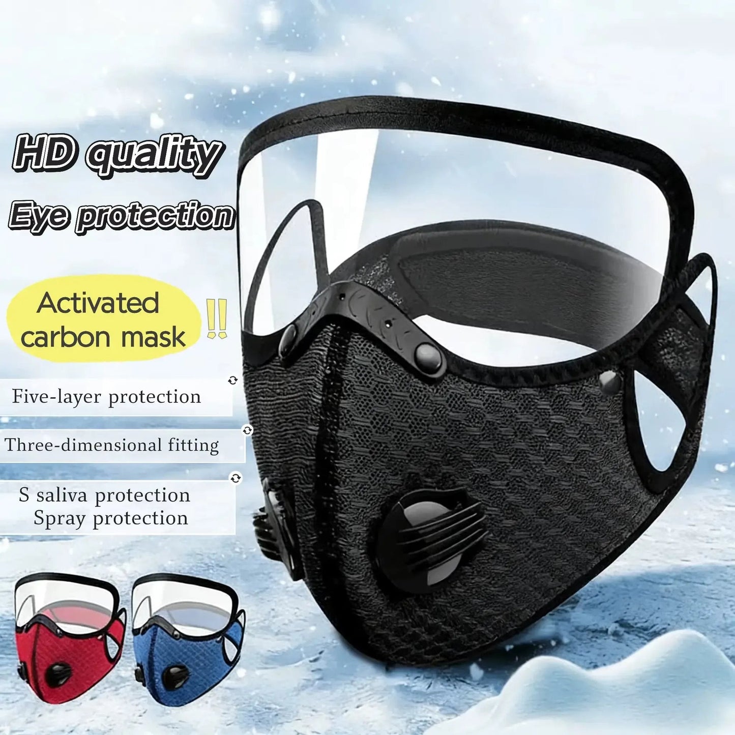 😷Reusable Carbon Filter Dust Mask – Built for Active Lifestyles