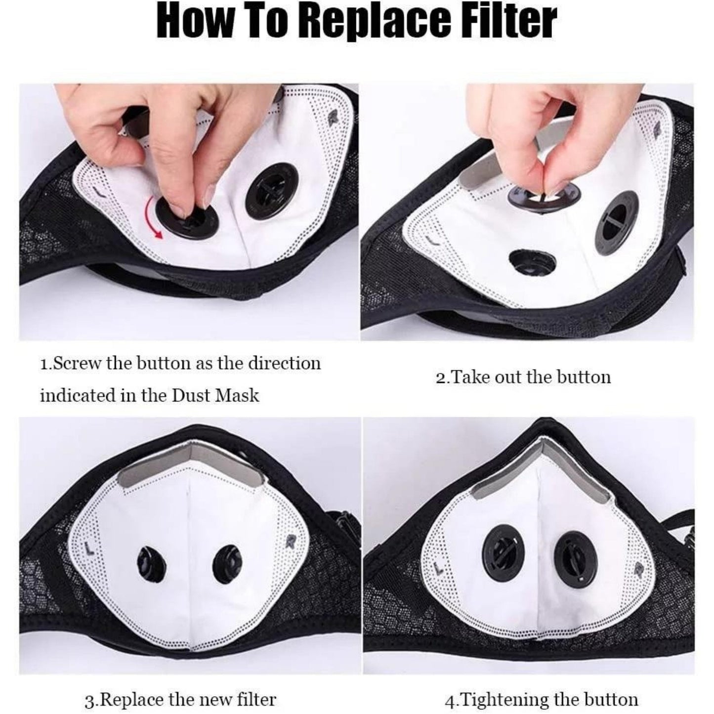 😷Reusable Carbon Filter Dust Mask – Built for Active Lifestyles