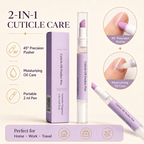 🔥Limited Time 49% OFF | Cuticle Remover Pen Set with Cuticle Oil, Portable Cuticle Softener for Home DIY & Professional Nail Salon Manicure