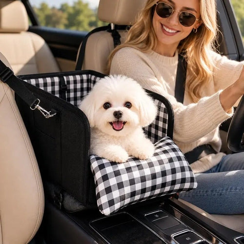 Luxury Armrest Dog Car Seat