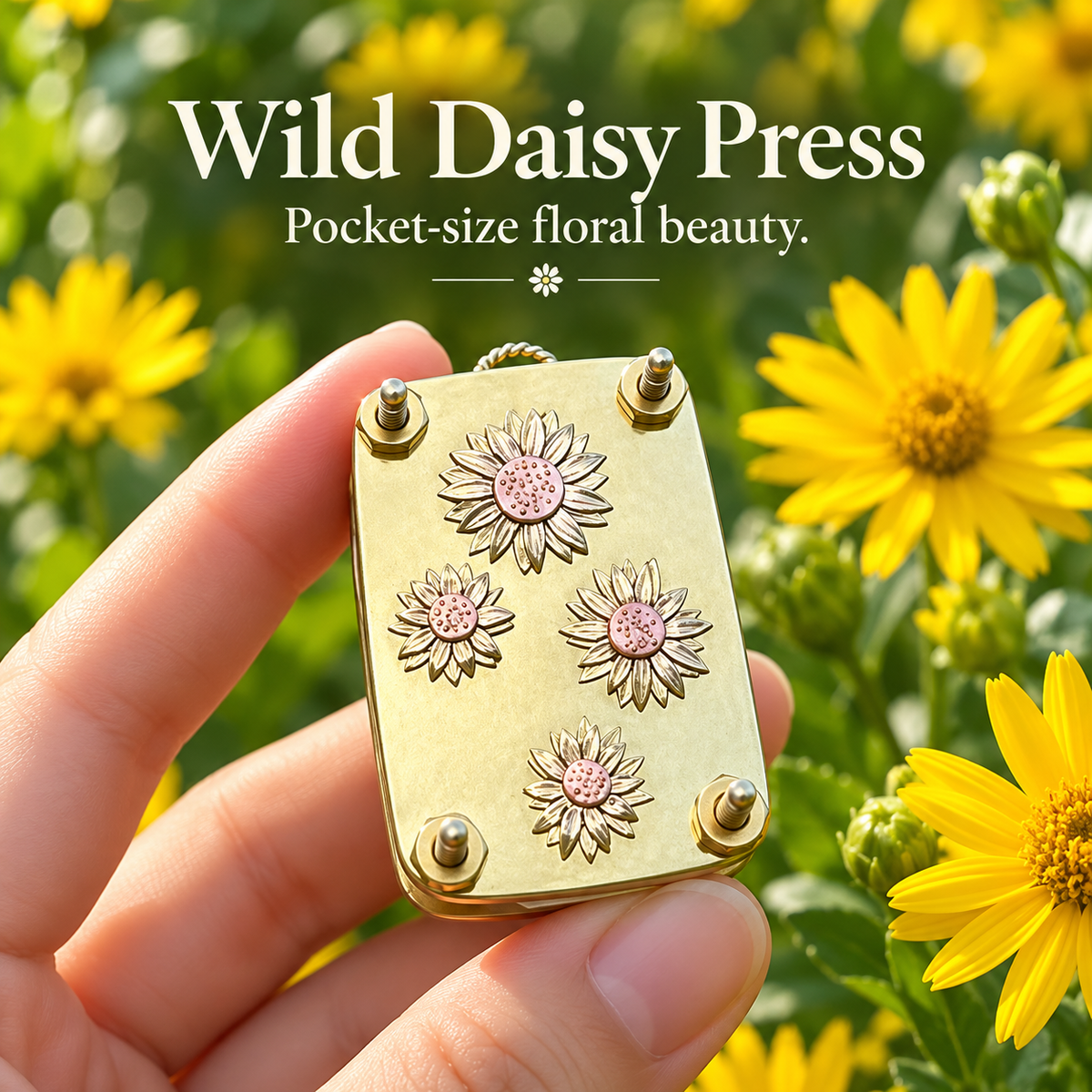 ✨Mini Embossing Tool | Small Portable Pocket-Sized Embosser🌸(Includes 20 Sheets of Paper and a Wrench)