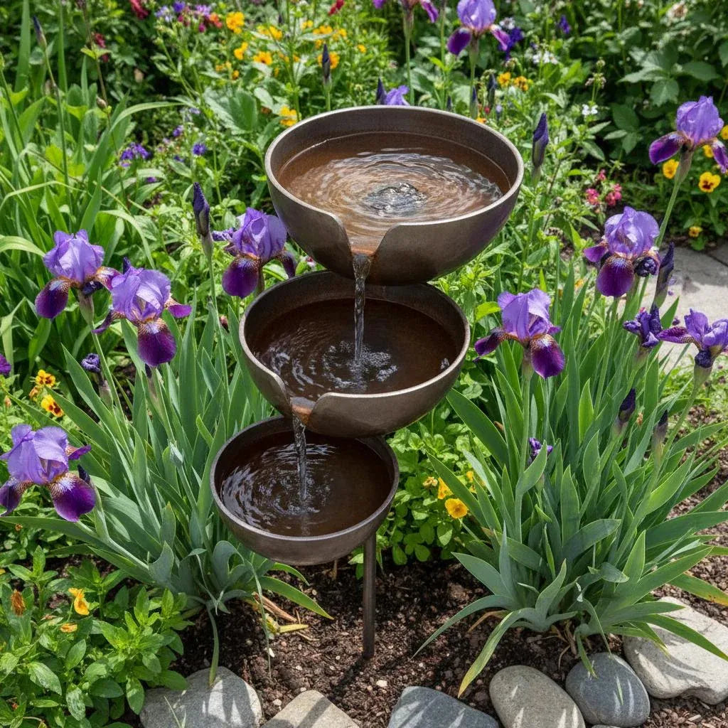 🔥Bring Life Back To Your Garden – Rain Catcher Bird Bath 🌿🐦