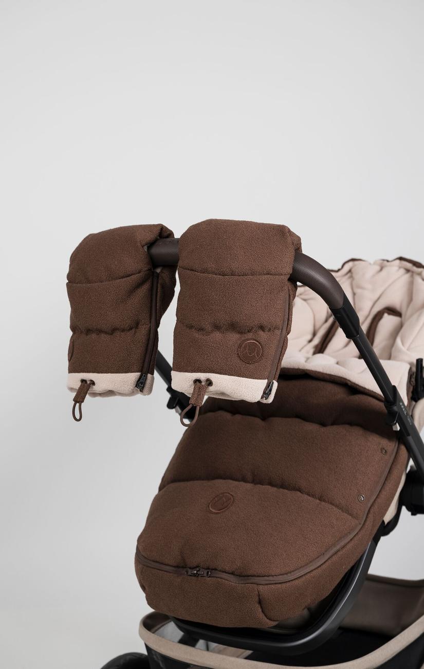 Universal Stroller Mittens – Warm Fleece-Lined Pushchair Hand Muffs for Winter Walks
