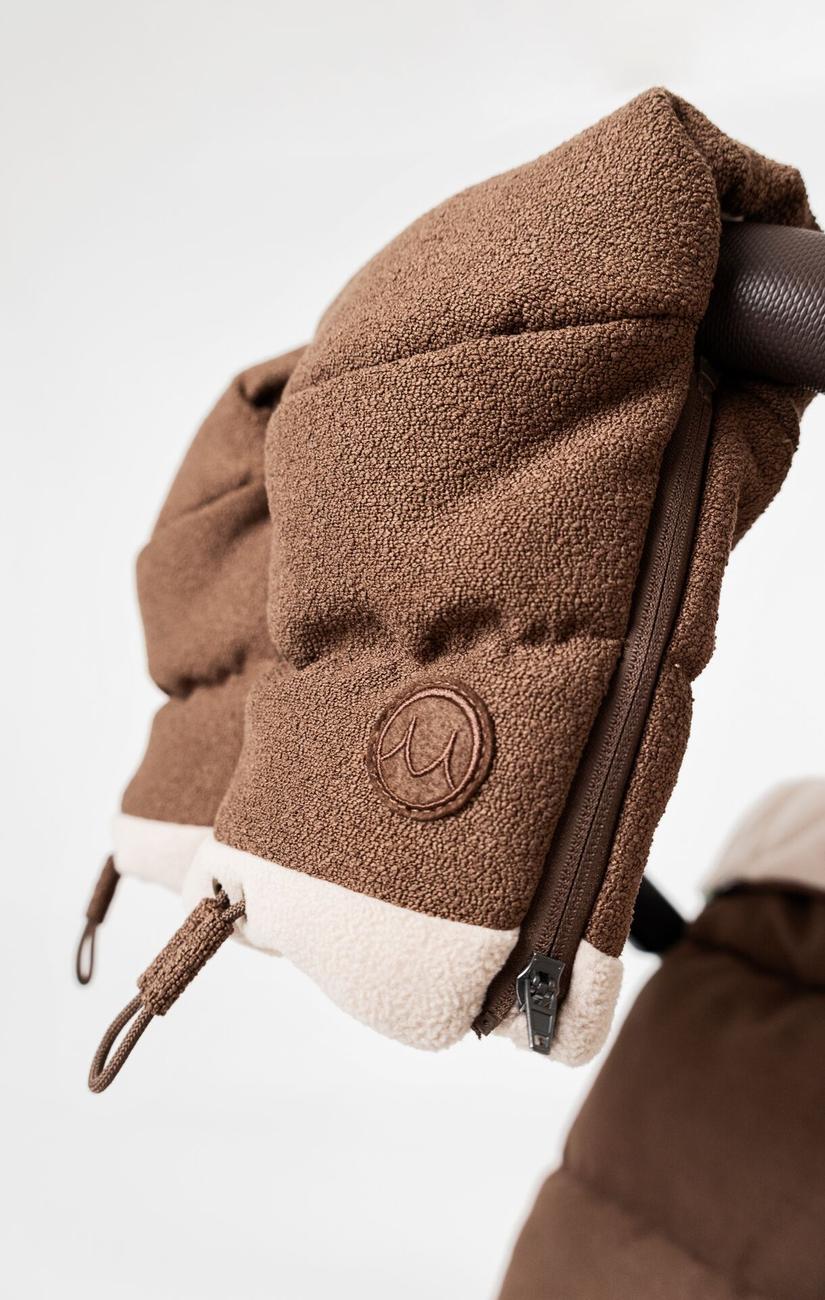 Universal Stroller Mittens – Warm Fleece-Lined Pushchair Hand Muffs for Winter Walks