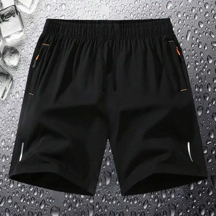 👖☀️ Summer Casual Men’s solid-color shorts with zippered pockets