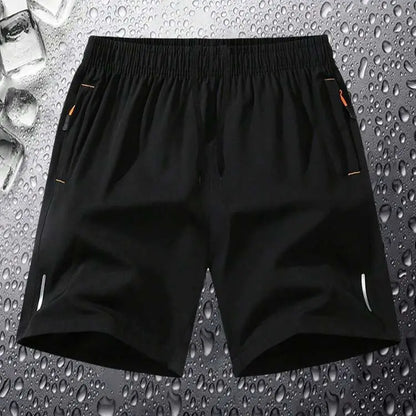 👖☀️ Summer Casual Men’s solid-color shorts with zippered pockets