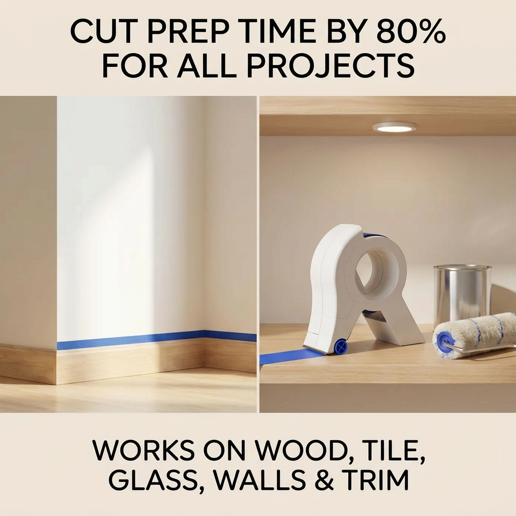 ⏳Limited-time 50% off⏰-⏱️High-efficiency Painter Masking Tape Applicator 🎨