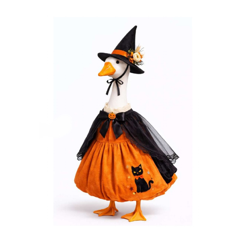 🎃🦆 The Coolest Porch Goose On The Block This Halloween!