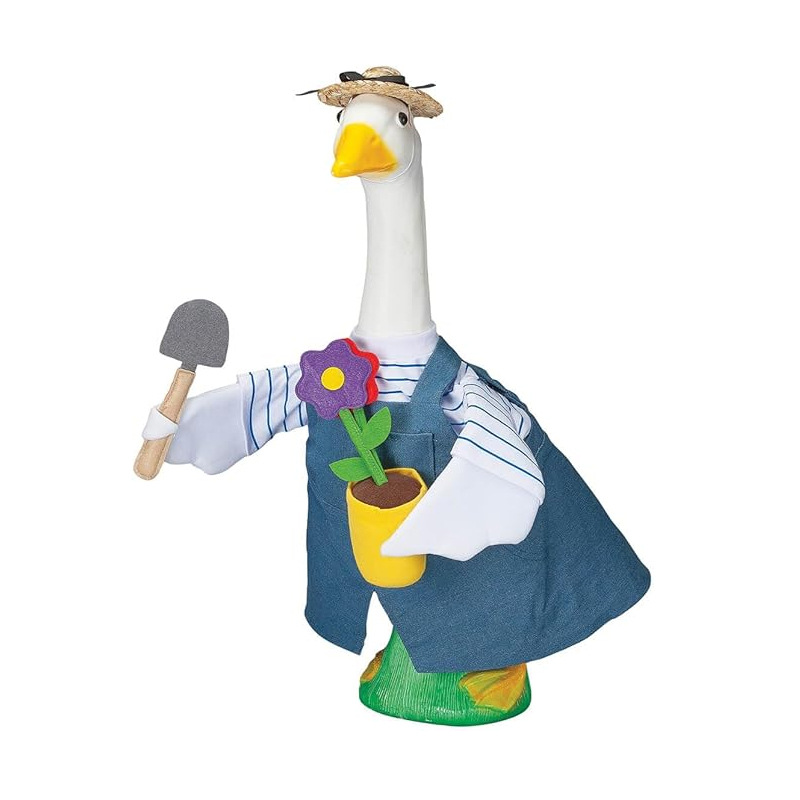 🎃🦆 The Coolest Porch Goose On The Block This Halloween!