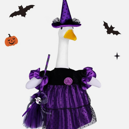 🎃🦆 The Coolest Porch Goose On The Block This Halloween!
