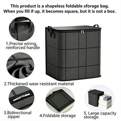 💥49% OFF Factory Clearance –📦Foldable Storage Tote – Waterproof, Dustproof, Big & Portable 🌟