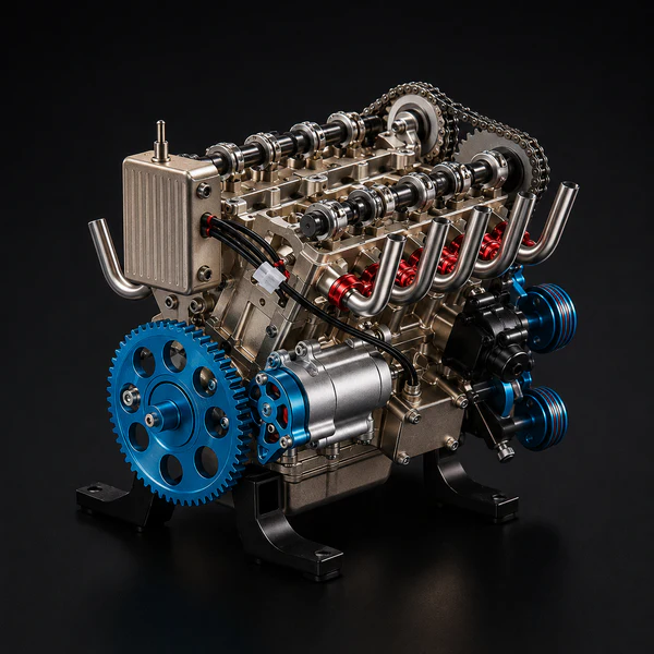 🏎️🛠️The Ultimate Desktop Masterpiece: Miniature V8 Small-Block Static Model Kit