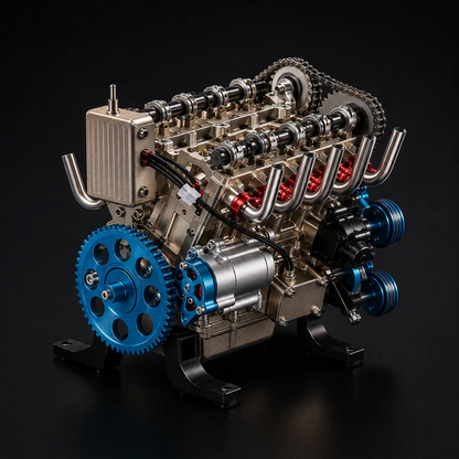 🏎️🛠️The Ultimate Desktop Masterpiece: Miniature V8 Small-Block Static Model Kit