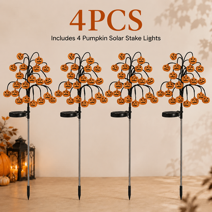 🔥🎃 Pumpkin Solar Stake Lights – Halloween Outdoor Yard Decor