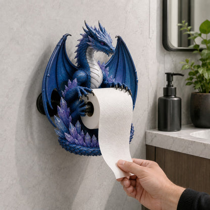 🔥LIMITED-TIME 50% OFF! ✨Crystal Dragon Toilet Paper Holder