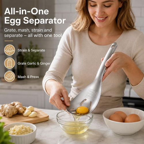 🍳304 Stainless Steel Multifunctional Spoon