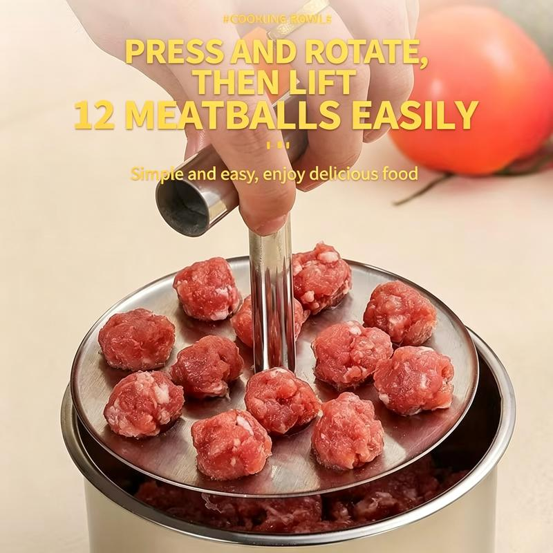 🎉 2026 Sale — Over 28,700 Sold!🍲Stainless Steel Meatball Mould 🍳