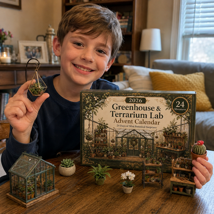 2026 Miniature Greenhouse Advent Calendar 🌱🔬 – 24 Days of Botanical Discoveries