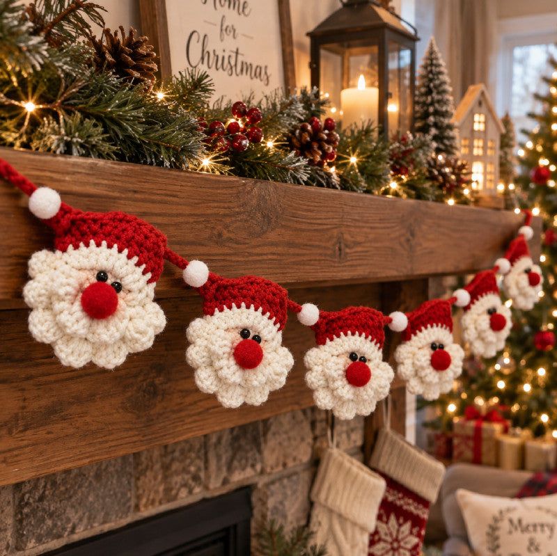 🎅 100% Handmade Crochet Santa Ornament (Sarah Wilson Handmade) - The Best Christmas Gift