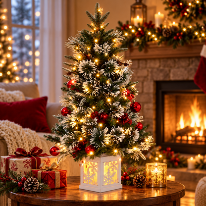 Artificial Christmas Tree 🎄✨ – Lush, Realistic Greenery for a Magical Holiday Home