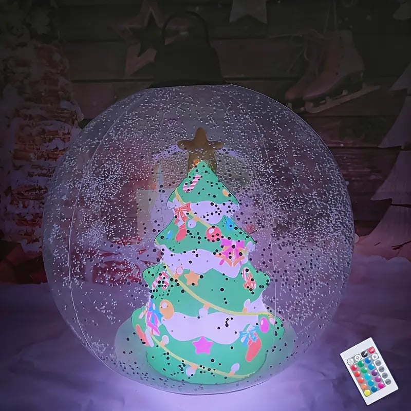 Glowing Christmas Ball, Outdoor Decoration With LED Lights