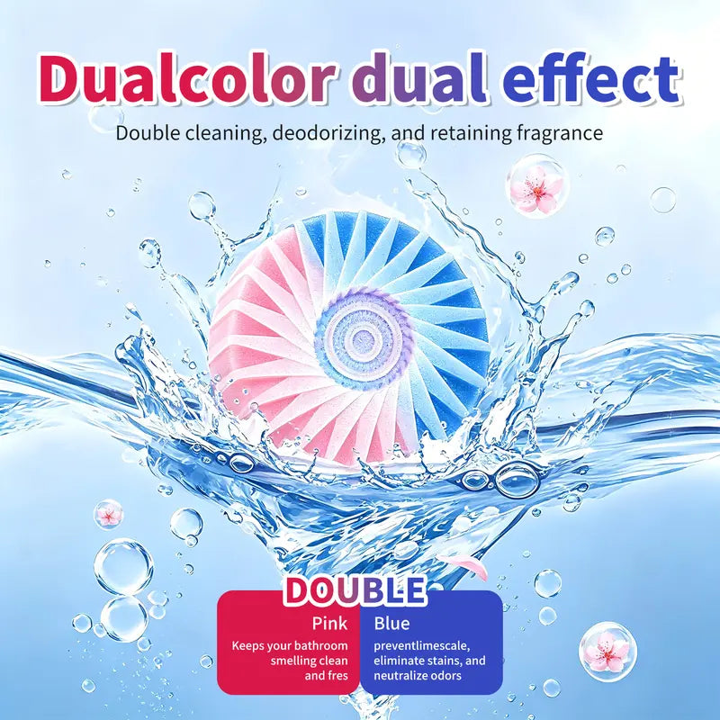 🚽✨ Dual-Color Toilet Cleaning Agent 🌊💙