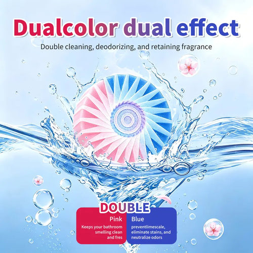 🚽✨ Dual-Color Toilet Cleaning Agent 🌊💙