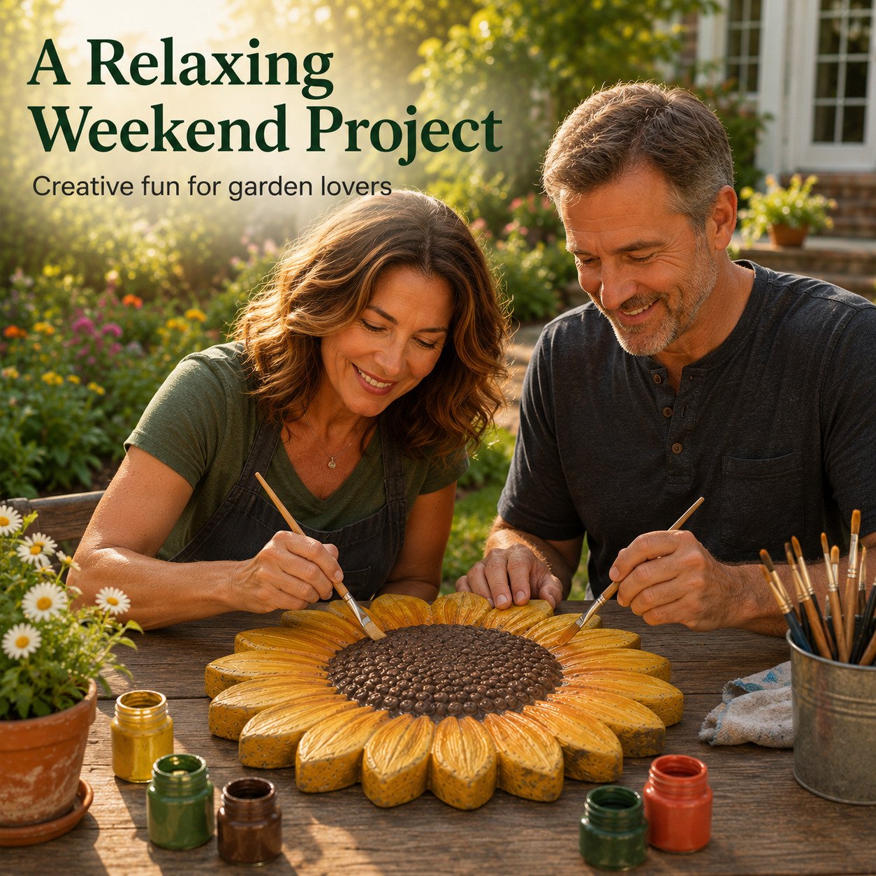 🌻Reusable Sunflower Stepping Stone Mold (📦Buy 2 Free Shipping)