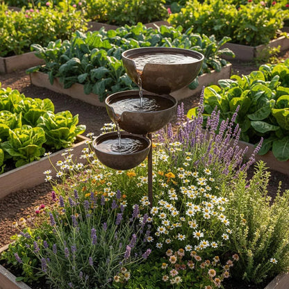 🔥Bring Life Back To Your Garden – Rain Catcher Bird Bath 🌿🐦