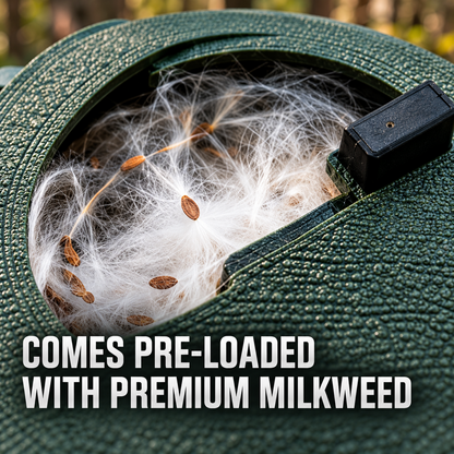 Bow Hunting Milkweed Dispenser - Wind Indicator Fluff For Saddle Hunters