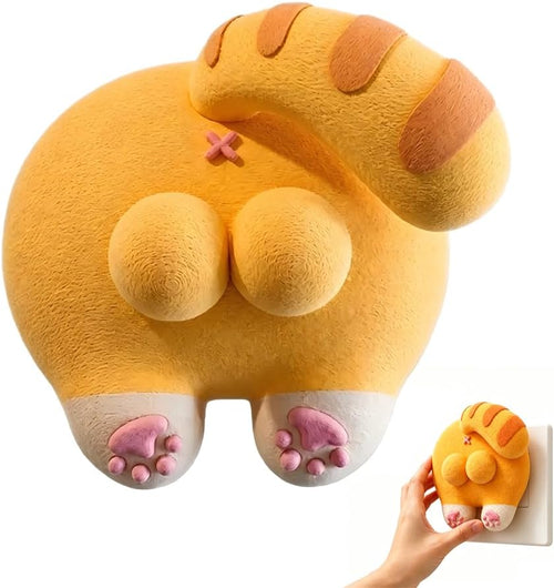 🐱Cute Cat Butt Light Switch Cover