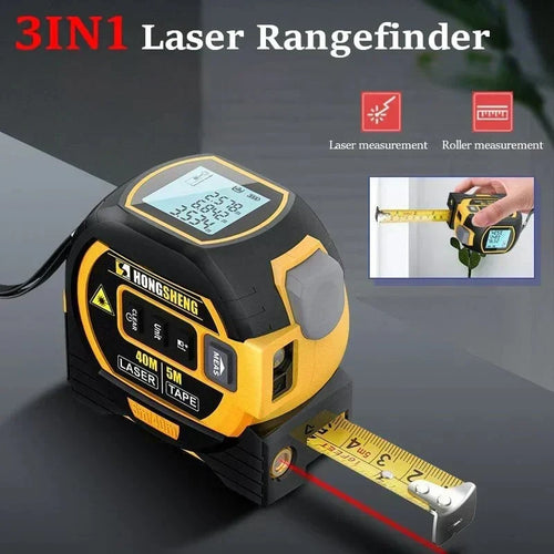 🎁3-In-1 Infrared Laser Tape Measuring