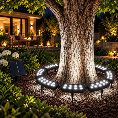💜💙💚 One Tree. Endless Colors. – Solar RGB Landscape Ring Light