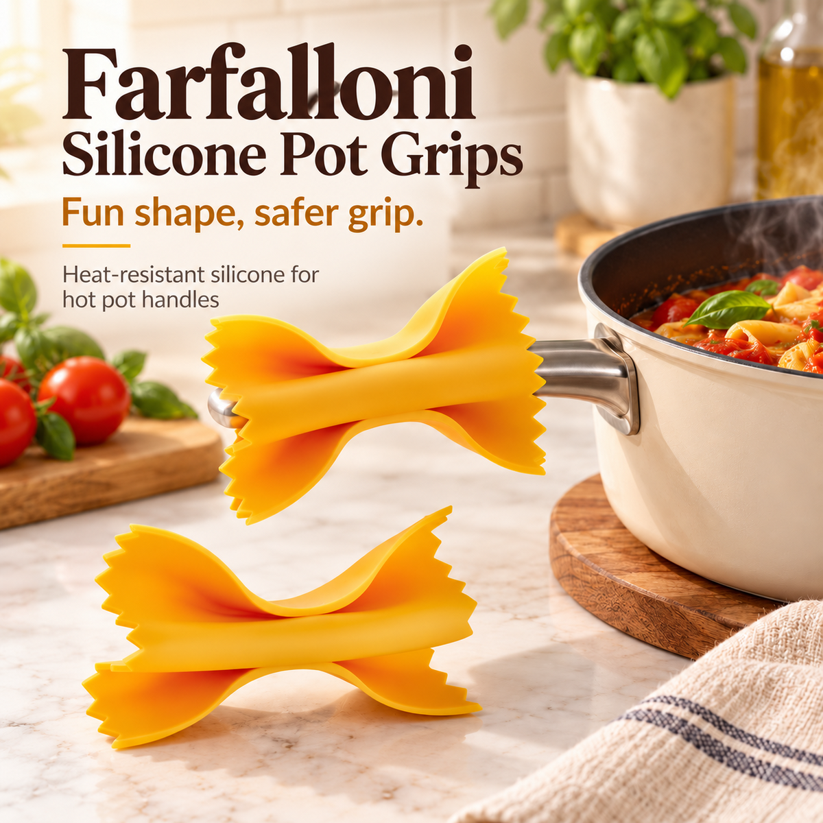 Pasta Shaped Pot Grips