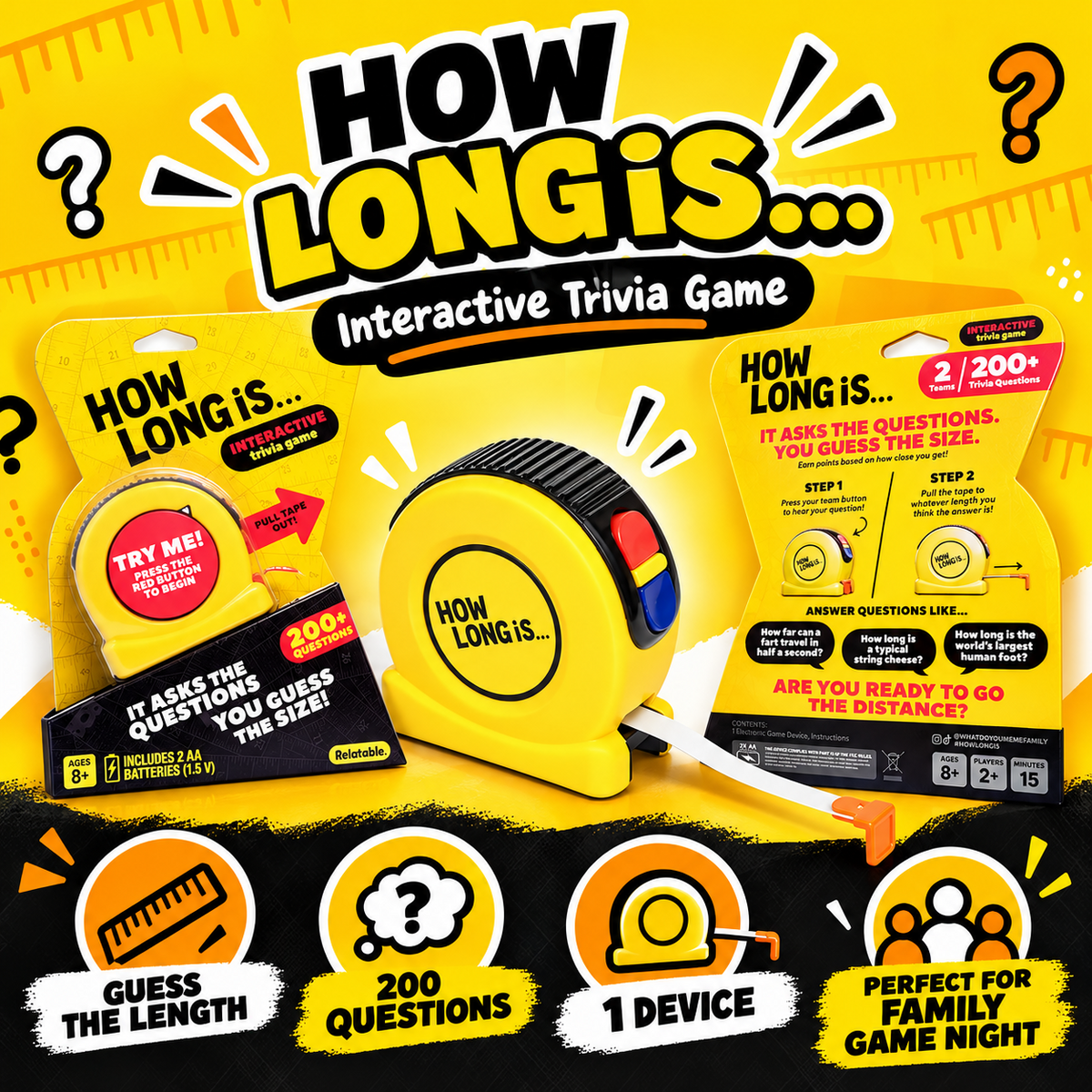 How Long Is by Relatable - The Interactive Trivia Game Where You Guess the Length