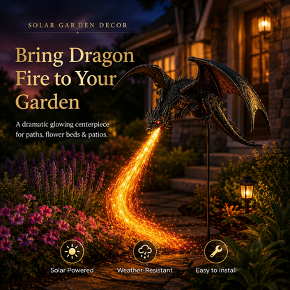 Solar Dragon Fire Garden Light