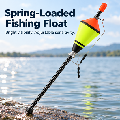 🎣Spring-Loaded Fishing Float with Adjustable Sensitivity